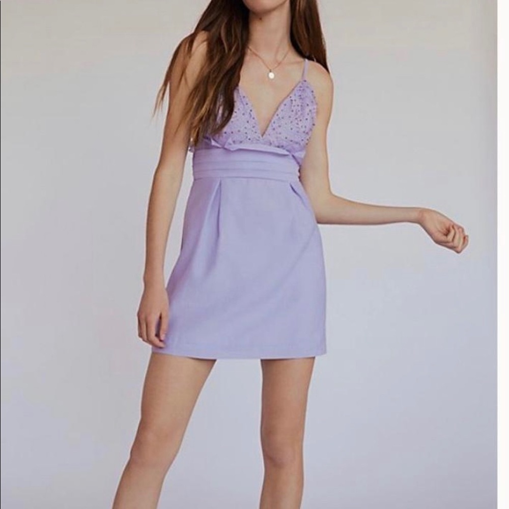 Free people  We Go Together Embellished Dress - lavender
